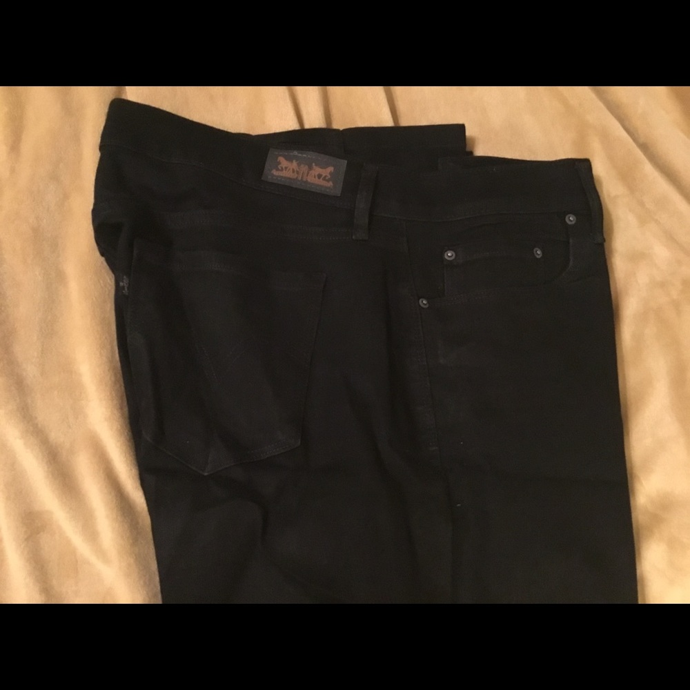 Patented Black Jeans Front & Back Pocket Size 12